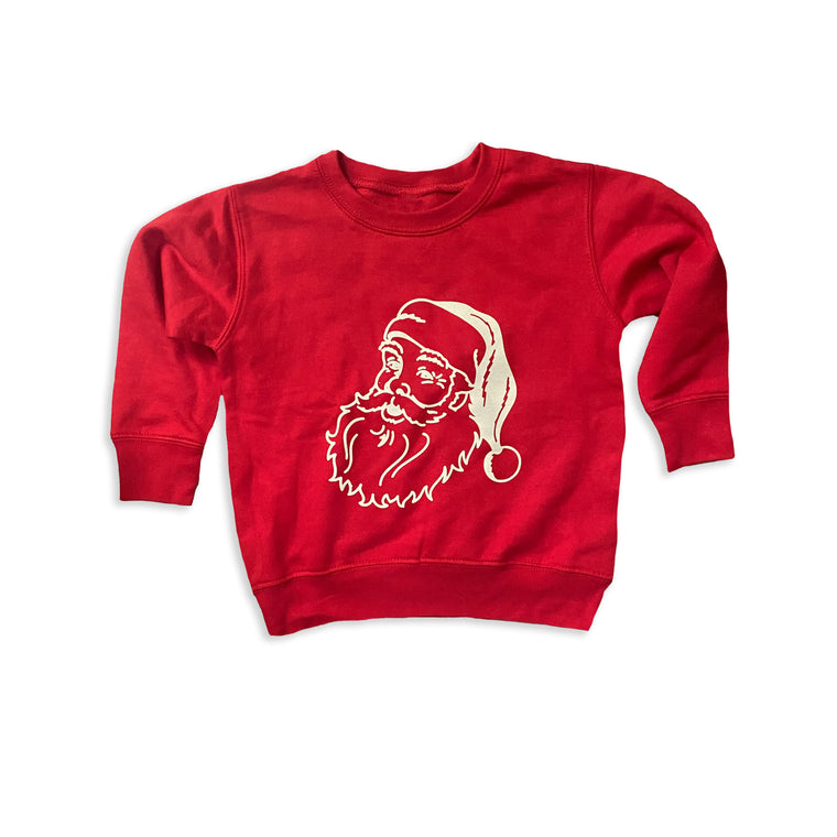ON SALE - Vintage Santa youth sweatshirt (Discount shown in cart)