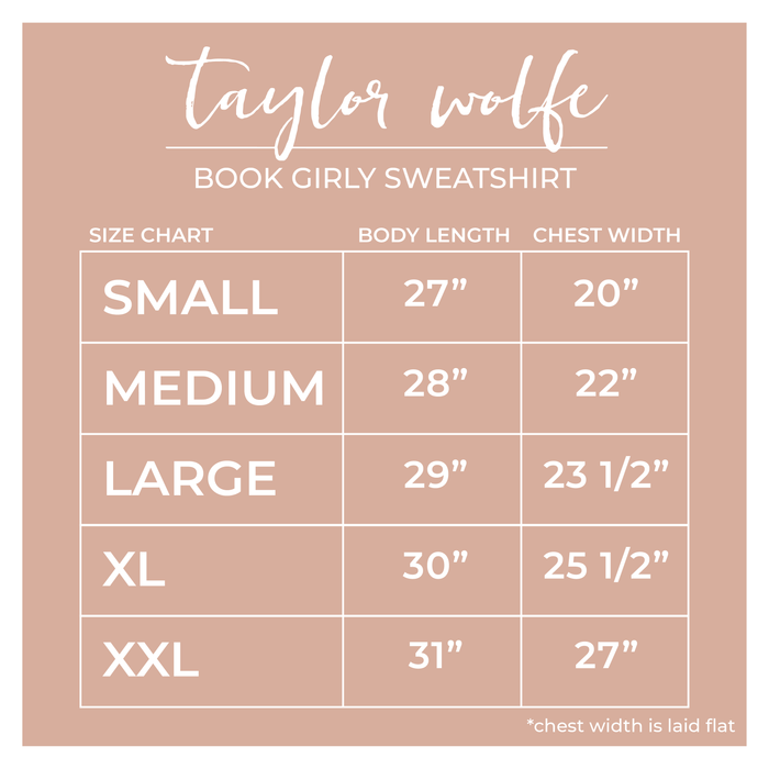 Book Girly sweatshirt