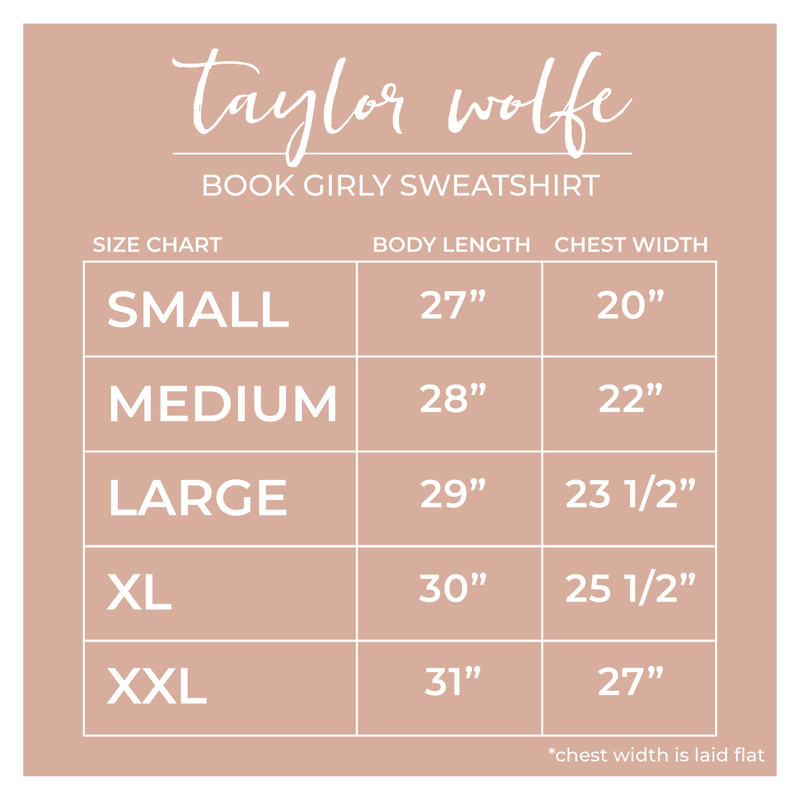 Book Girly sweatshirt