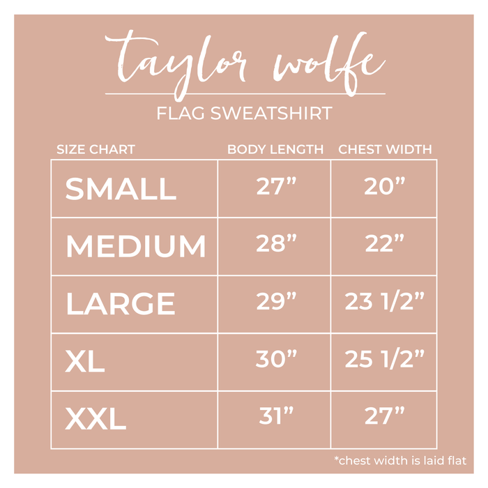 Flag Sweatshirt (FINAL SALE)