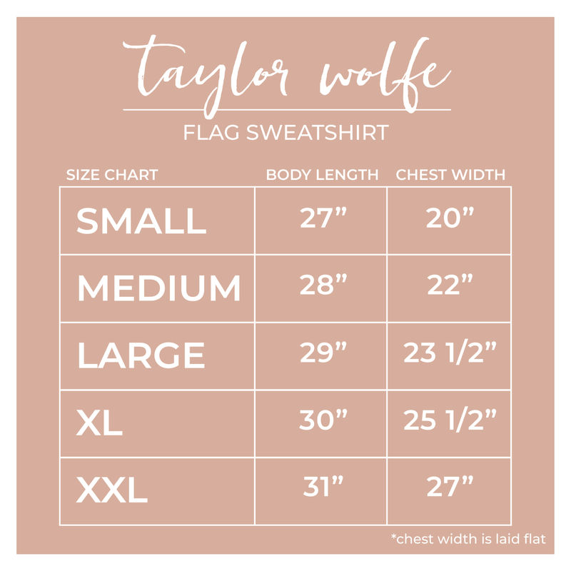 Flag Sweatshirt (FINAL SALE)
