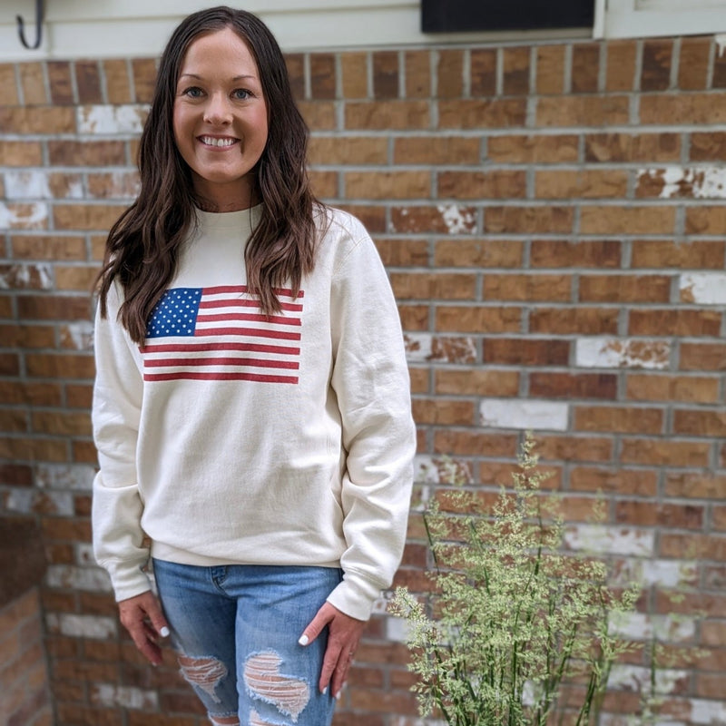 Flag Sweatshirt (FINAL SALE)