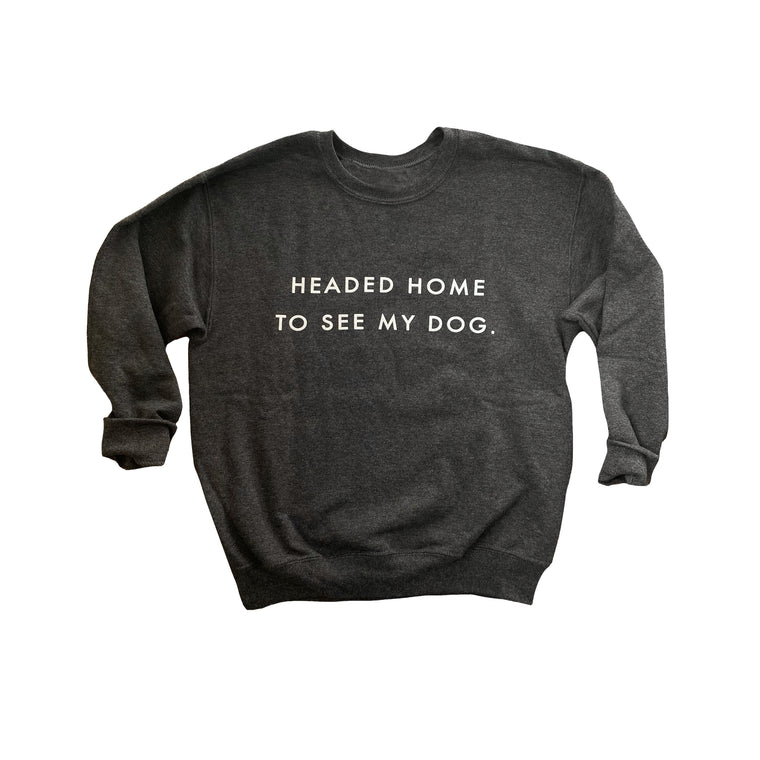 ON SALE - Youth Headed Home To See My Dog sweatshirt (Discount shown in cart)