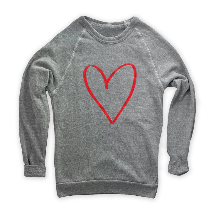 ON SALE - Show Some Love Heart sweatshirt (Discount shown in cart)