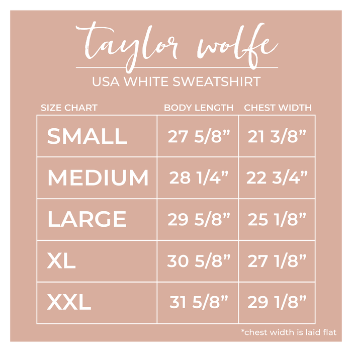 ON SALE - White USA Americana sweatshirt (Discount shown in cart)
