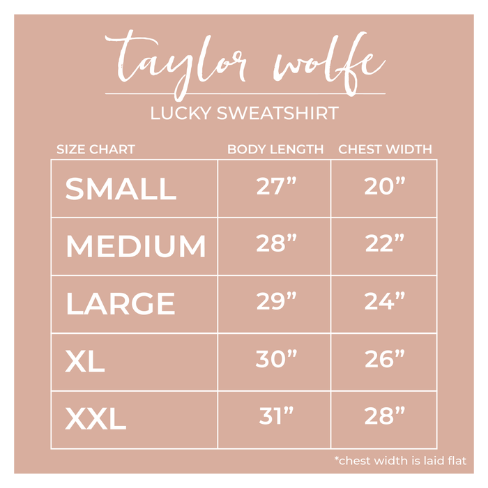 Lucky sweatshirt (FINAL SALE)