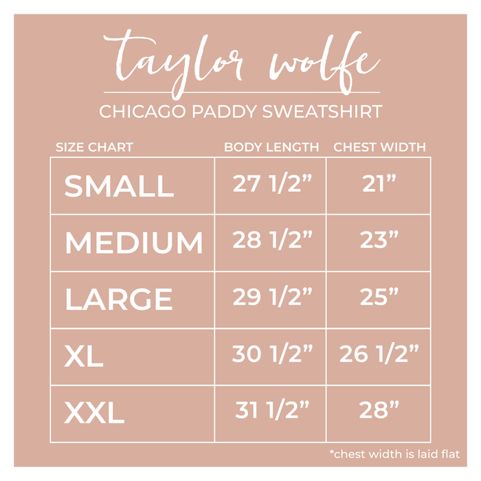 ON SALE - Chicago Paddy sweatshirt (Discount shown in cart)