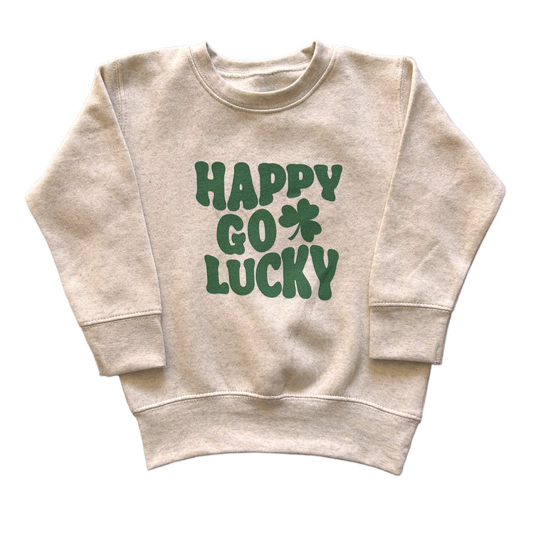 Happy Go Lucky toddler sweatshirt