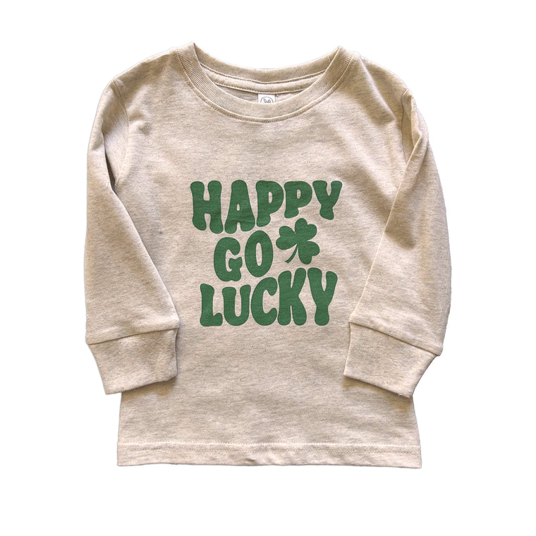 Copy of Happy Go Lucky toddler long sleeve (ONLY 2T)