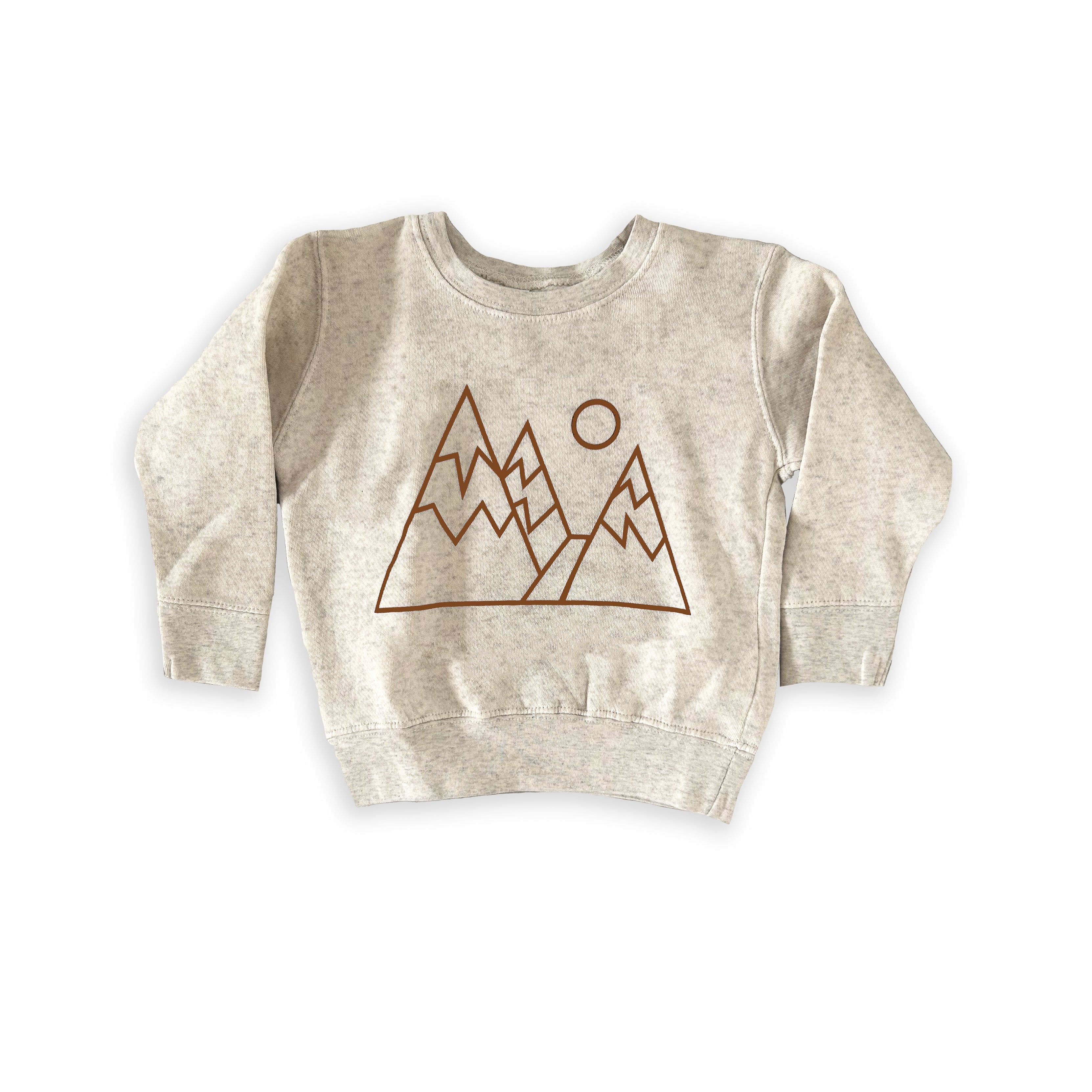 Geo Mountain toddler sweatshirt