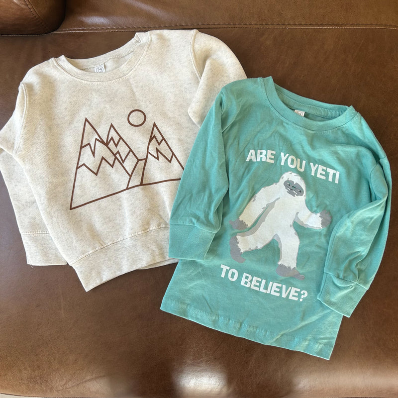 Are You Yeti toddler long-sleeve