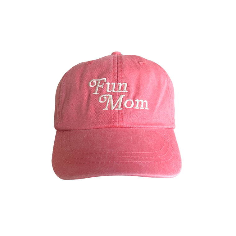 Fun Mom coral hat
