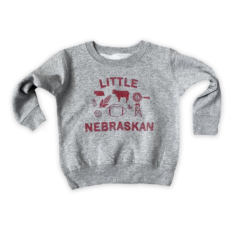 Little Nebraskan toddler sweatshirt