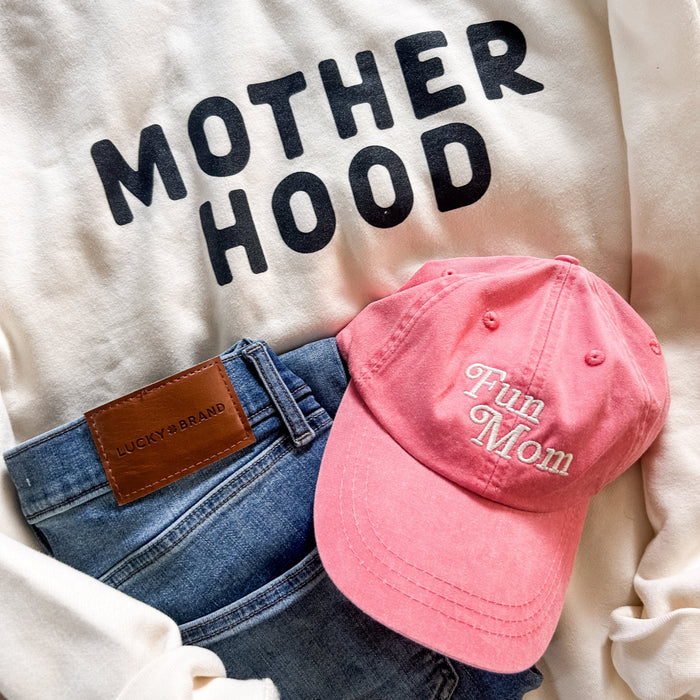Fun Mom coral hat