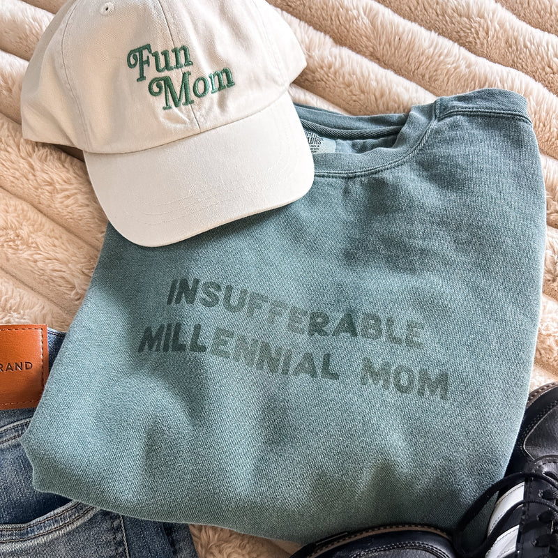 Fun Mom cream hat