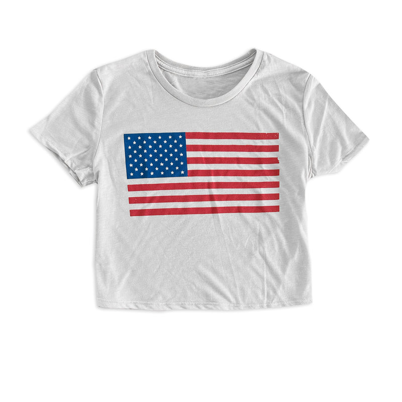 Flag Crop tee