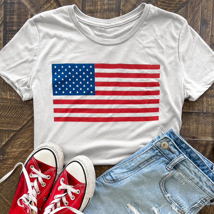 Flag Crop tee