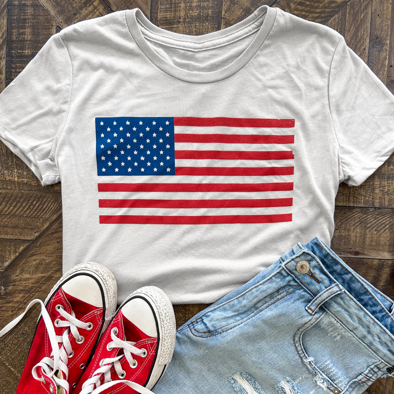 Flag Crop tee