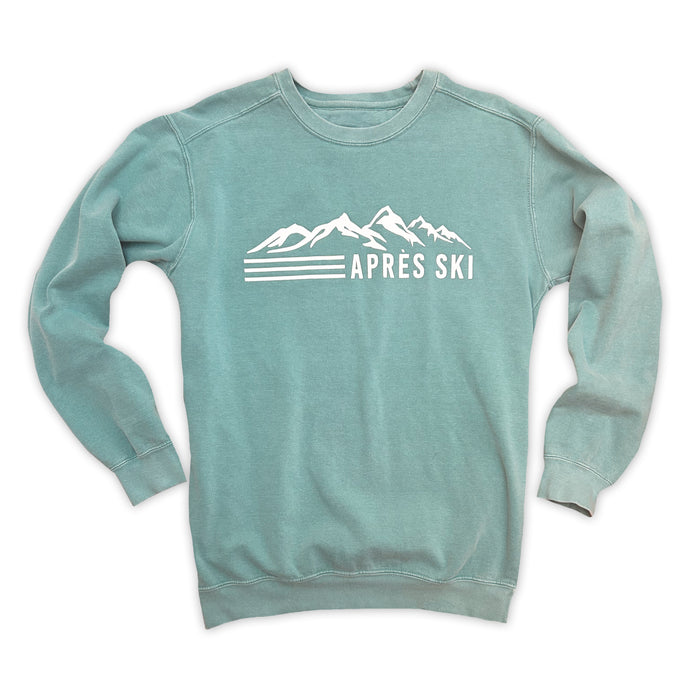 Apres Ski seafoam sweatshirt