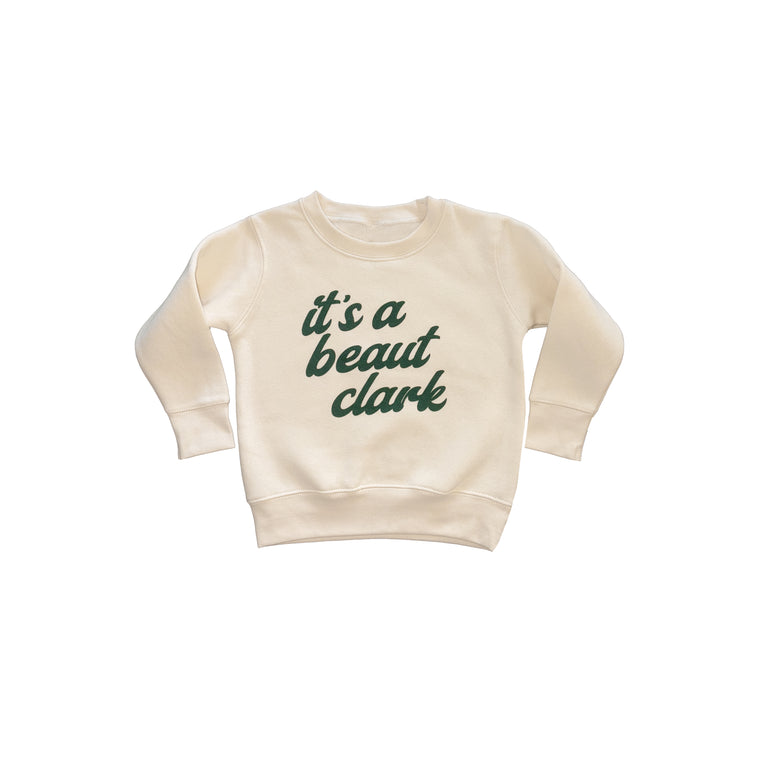 Beaut Clark toddler sweatshirt