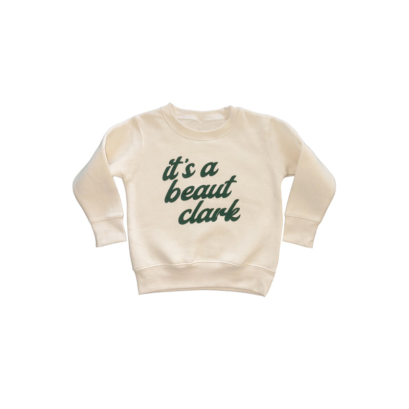 Beaut Clark toddler sweatshirt