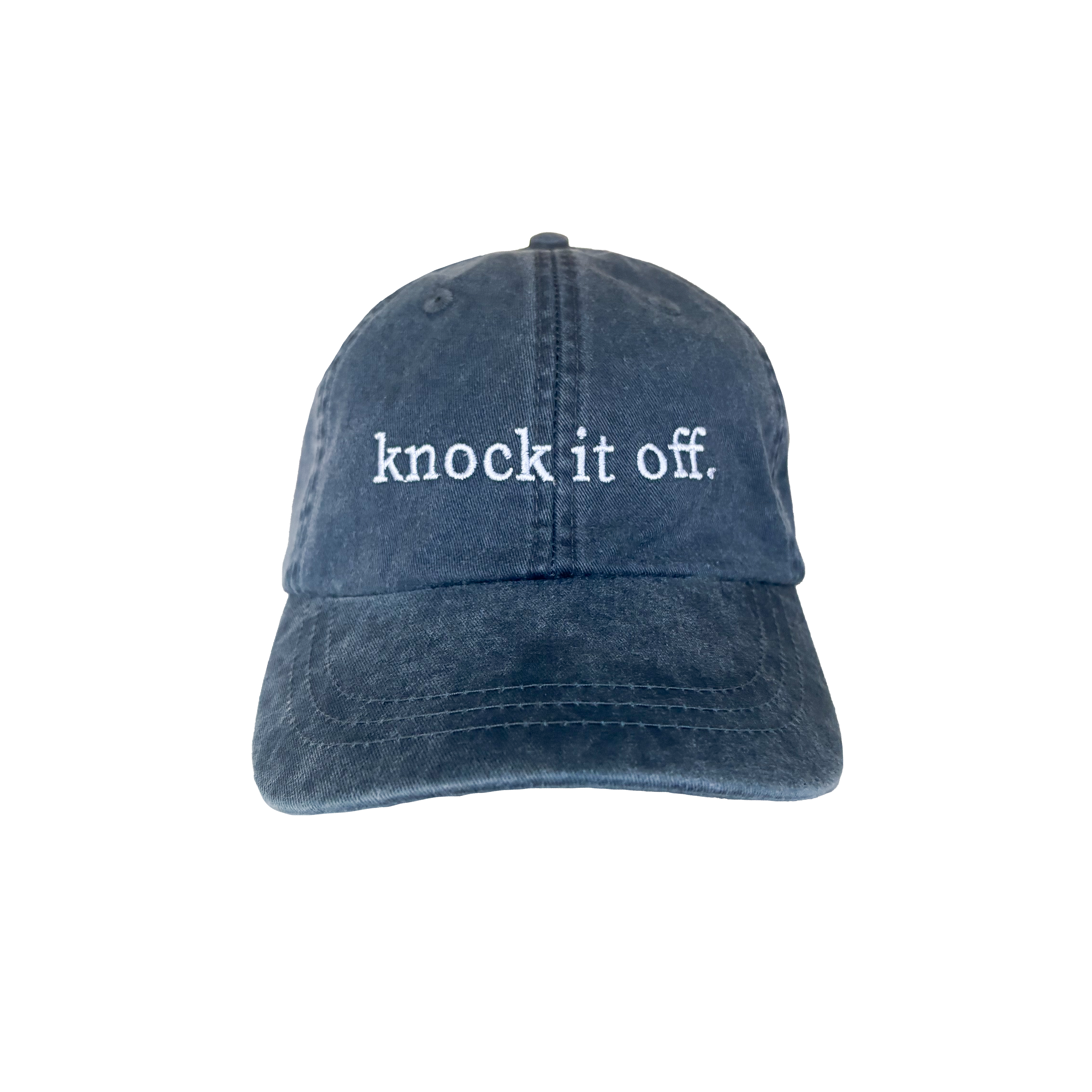 Knock It Off navy hat