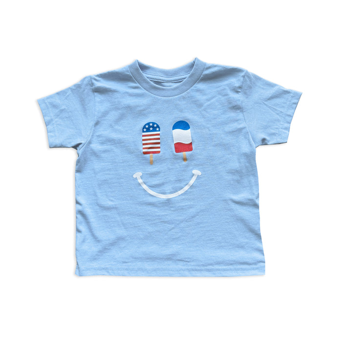 Popsicle Smiley toddler tee