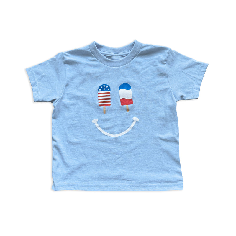 Popsicle Smiley toddler tee