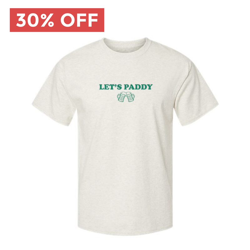 ON SALE - Let's Paddy tee (Discount shown in cart)