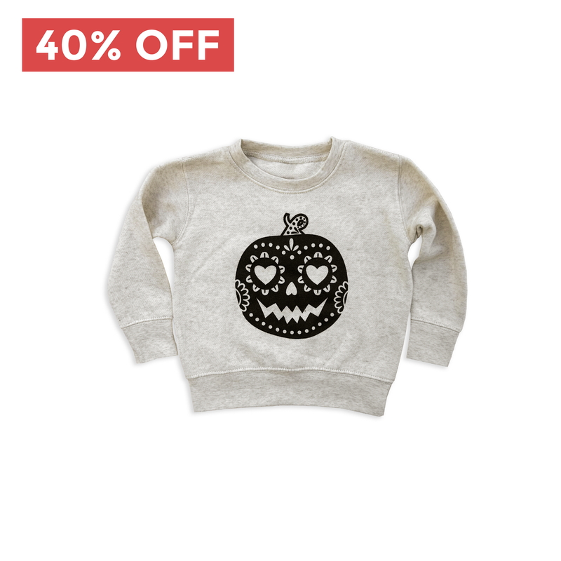 ON SALE - Pumpkin toddler sweatshirt (Discount already applied)