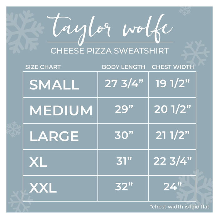 Cheese Pizza Sweatshirt