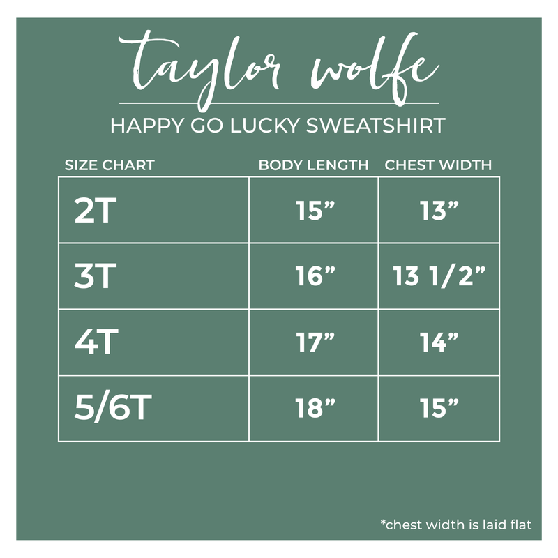 ON SALE - Happy Go Lucky toddler sweatshirt