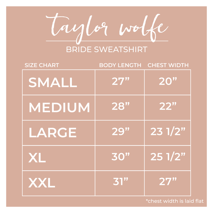 Bride sweatshirt