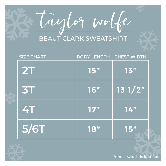 Beaut Clark toddler sweatshirt