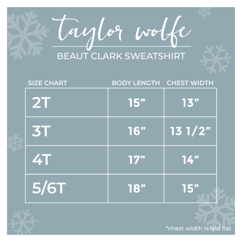 Beaut Clark toddler sweatshirt