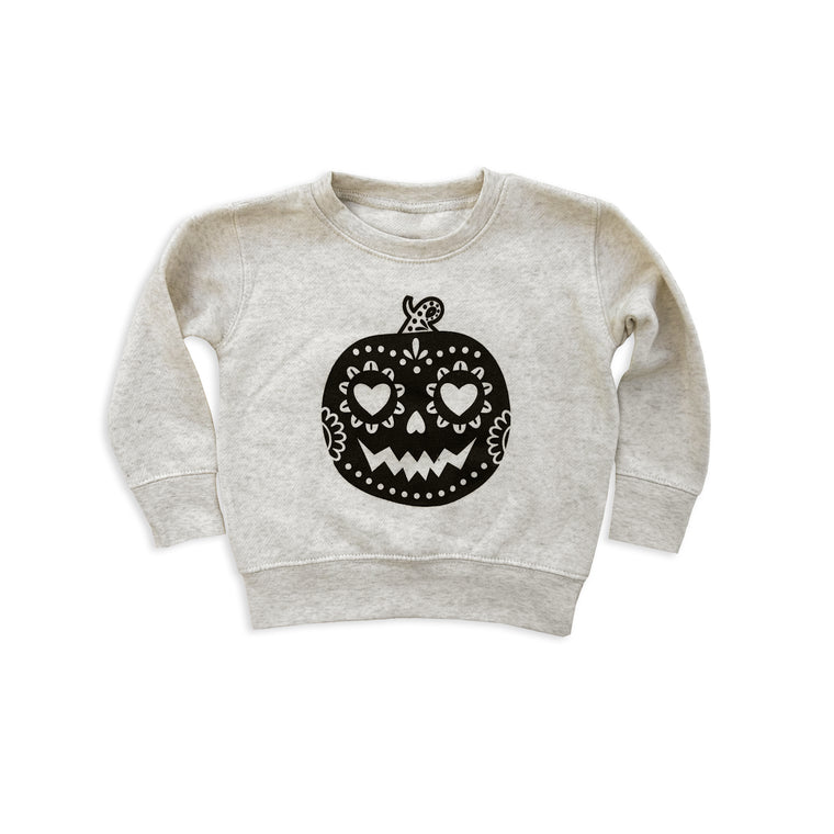 Day Of The Dead Pumpkin toddler sweatshirt