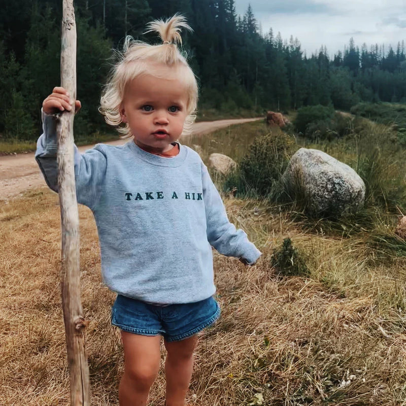 Take A Hike toddler sweatshirt