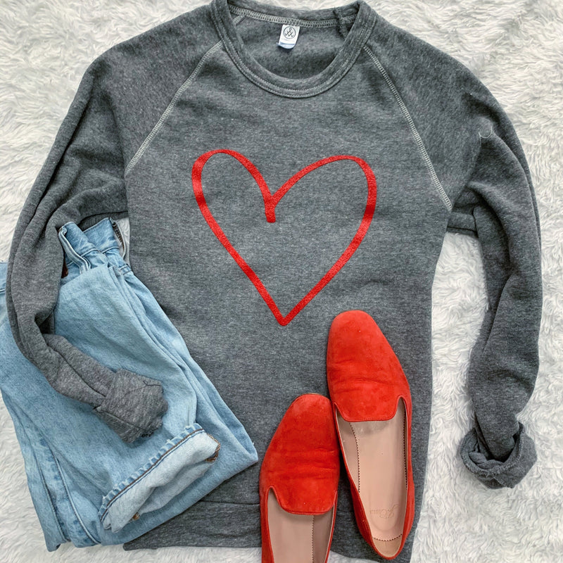 Show Some Love Heart sweatshirt