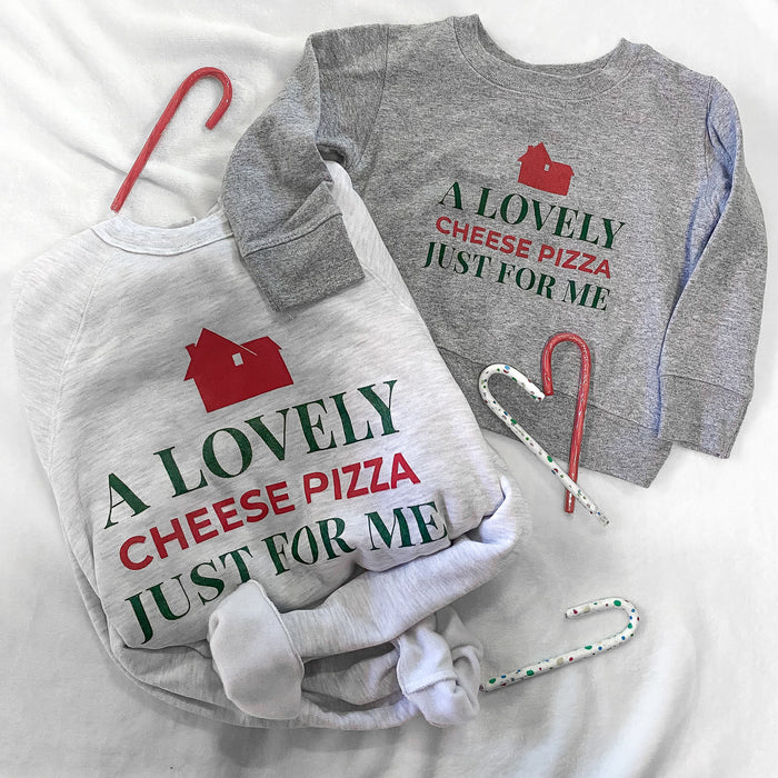 Cheese Pizza toddler sweatshirt